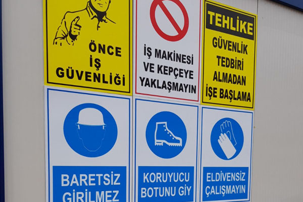 İSG ve Uyarı Levhaları Detay 1