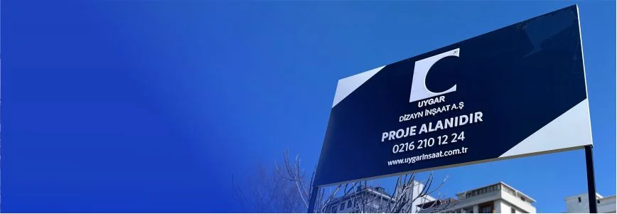 İnşaat ve Arazi Tabelası